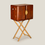 Fiona Brown & Gold Bar Cabinet