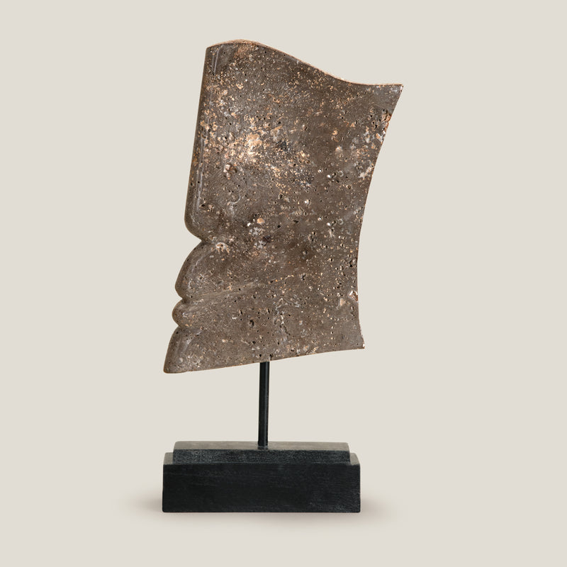 Thinker Brown Sculpture