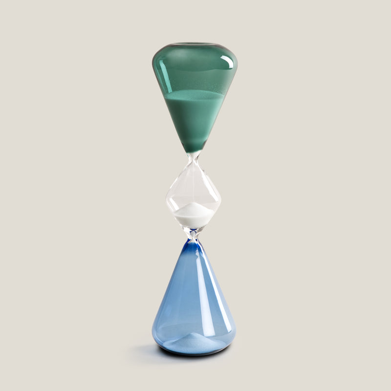 Reflection Blue & Green Hourglass L