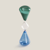 Reflection Blue & Green Hourglass L