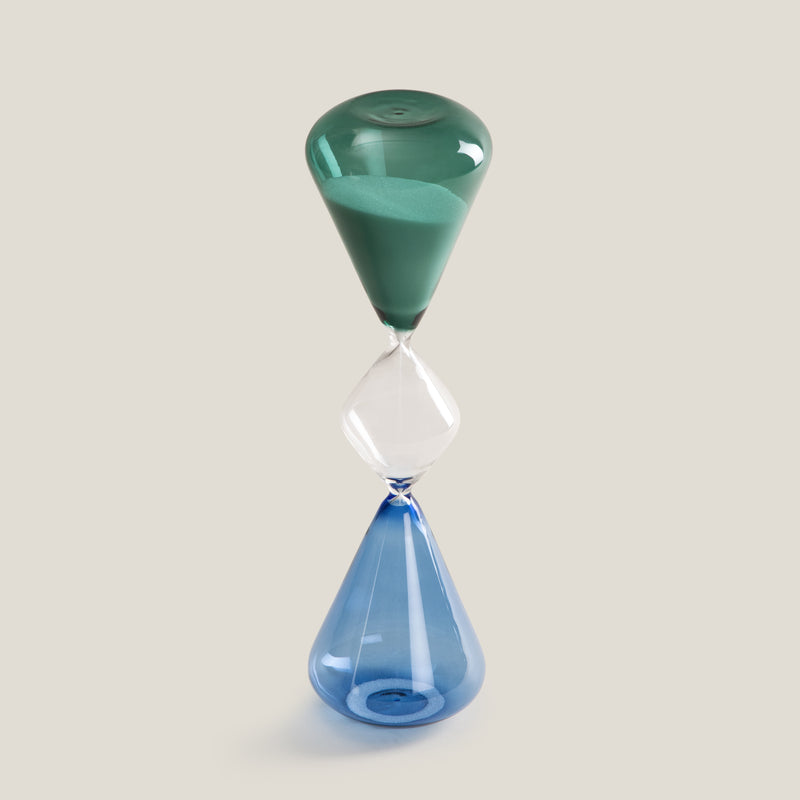 Reflection Blue & Green Hourglass L
