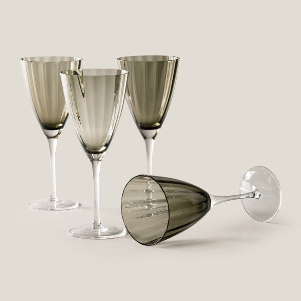 Vino Grey Wine Glass set of 4