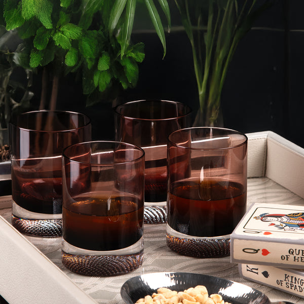 Twilight Purple Whiskey Glass Set of 4