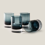 Twilight Blue Whiskey Glass Set Of 4
