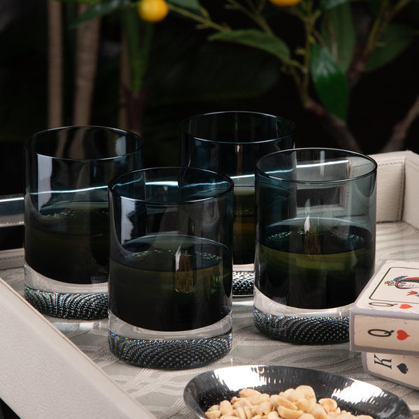 Twilight Blue Whiskey Glass Set Of 4