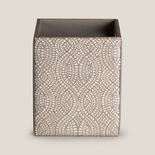 Orbit Grey Emb. Dustbin