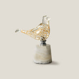 Luxe Lark Gold Bird Sculpture S