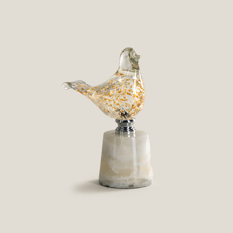 Luxe Lark Gold Bird Sculpture S