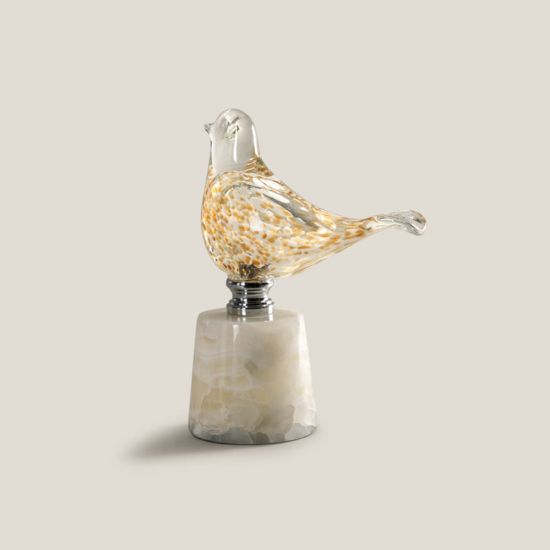 Luxe Lark Gold Bird Sculpture S