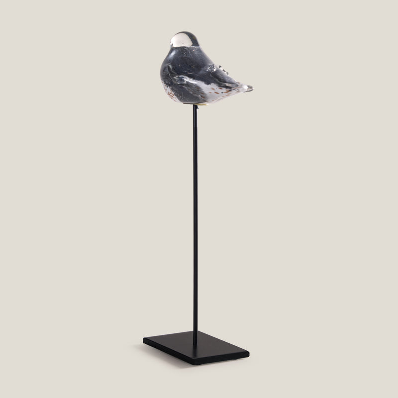 Shadow Lark Grey Bird Sculpture L