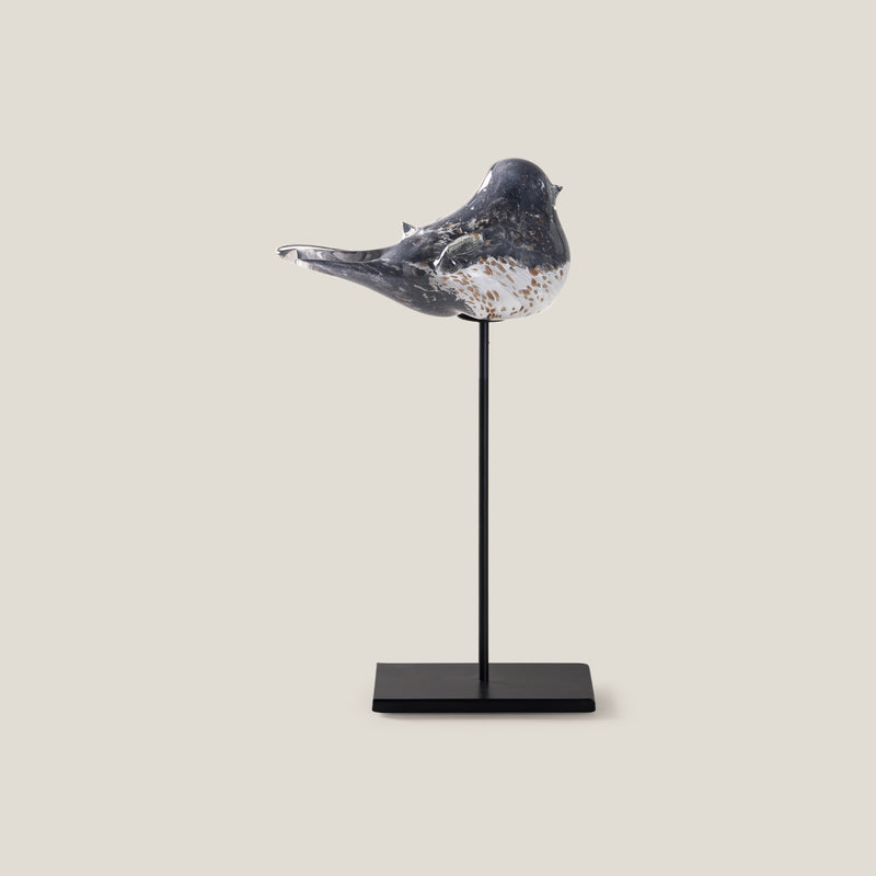 Shadow Lark Grey Bird Sculpture S