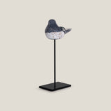 Shadow Lark Grey Bird Sculpture S