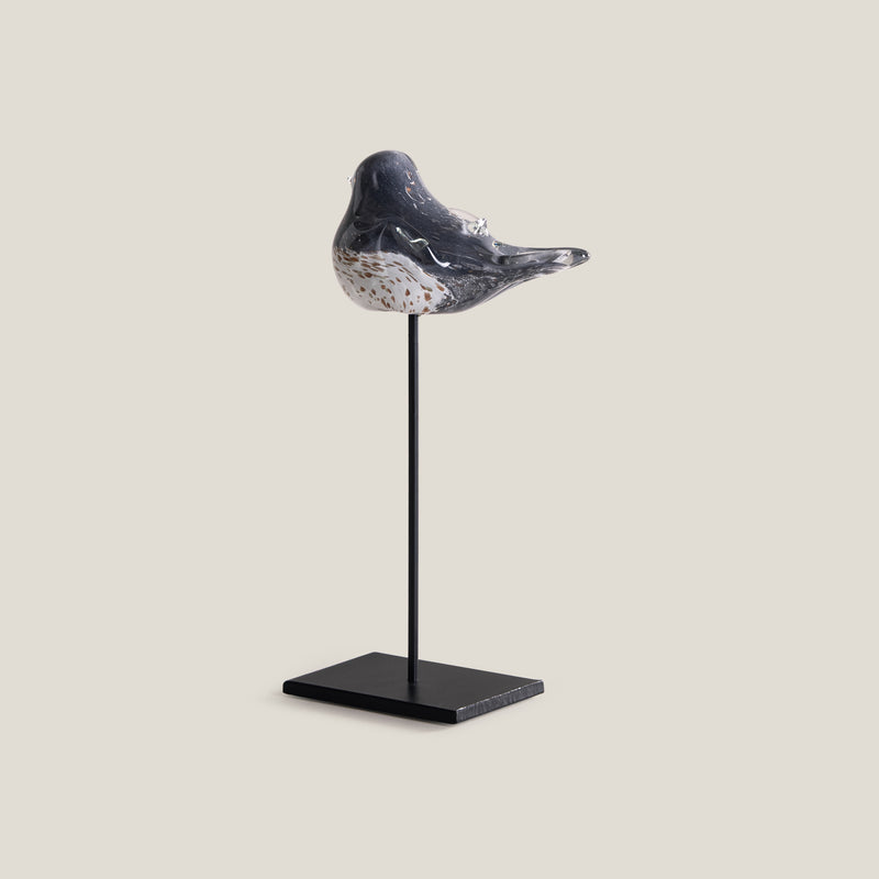 Shadow Lark Grey Bird Sculpture S