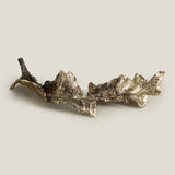 Autumn Leaf Gold Ombre Decor