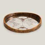 Atlas Clear Round Serving Tray