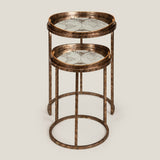 Atlas Clear Round Nest of Tables