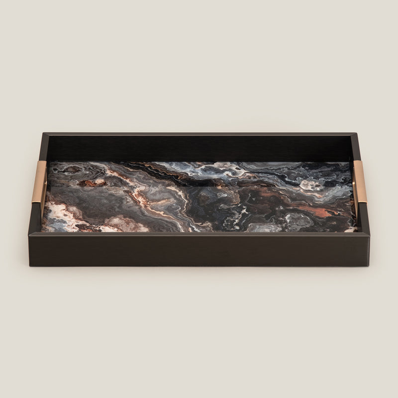 Vapour Grey Rectangle Serving Tray