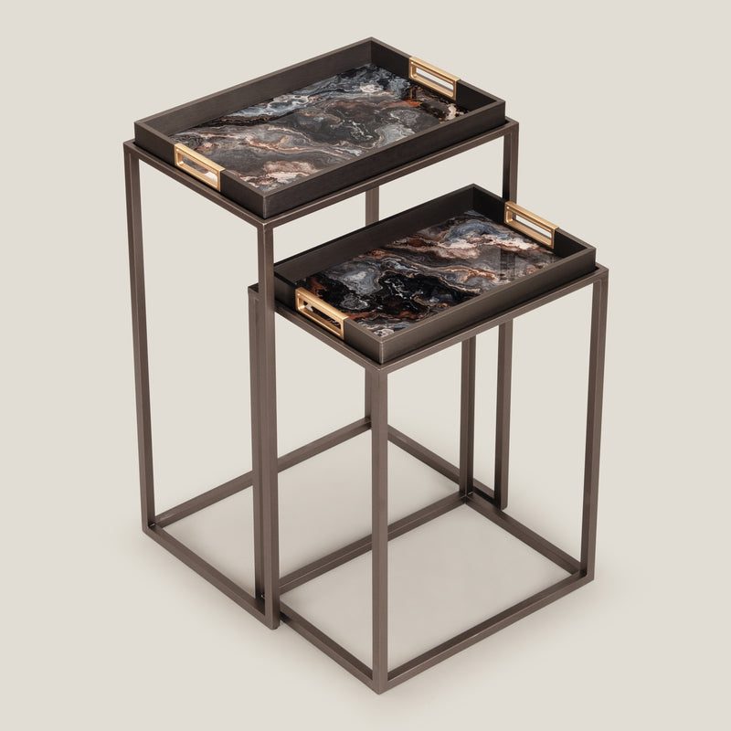 Vapour Grey Nest Of Tables