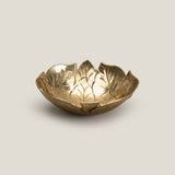 Petal Antique Gold T-Light Floater