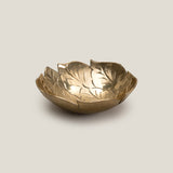 Petal Antique Gold T-Light Floater