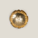 Petal Antique Gold T-Light Floater