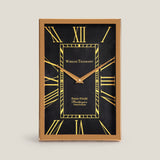 Lewiston Gold Table Clock