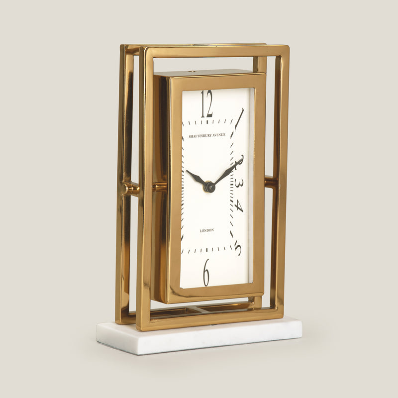 Audra Gold Table Clock