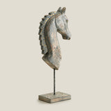 Cavalo Light Grey Sculptures L