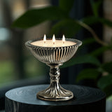 Adana Antique Gold Bowl Candle