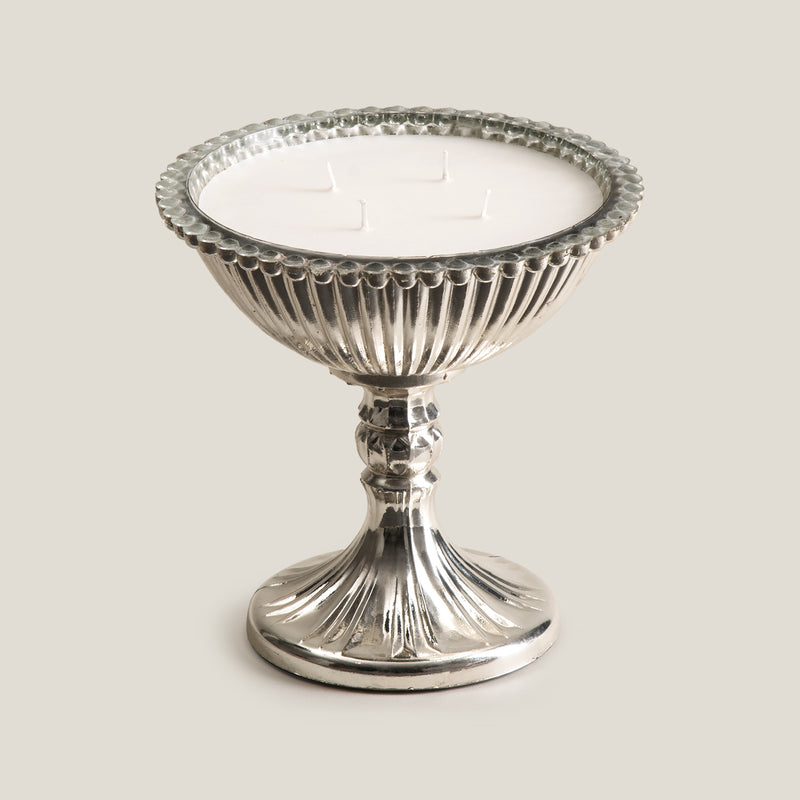 Adana Antique Gold Bowl Candle