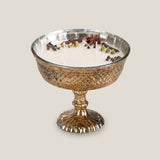 Erbil Antique Gold Bowl Candle
