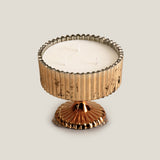 Mogra Antique Gold Bowl Candle L