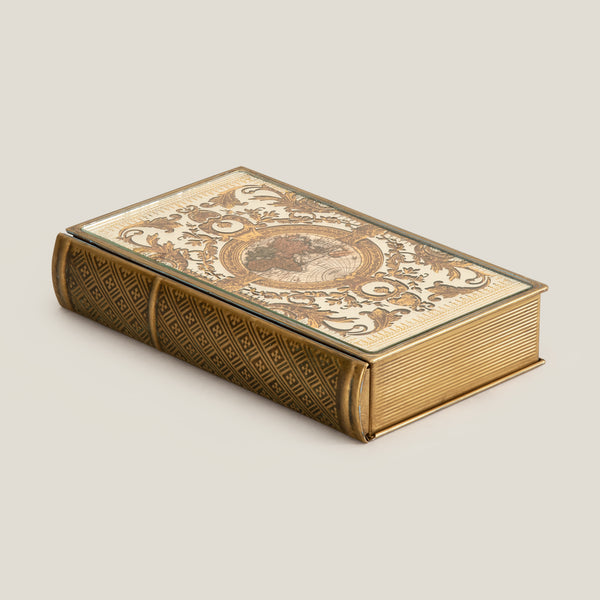 Fluer De Lis Gold Book Box
