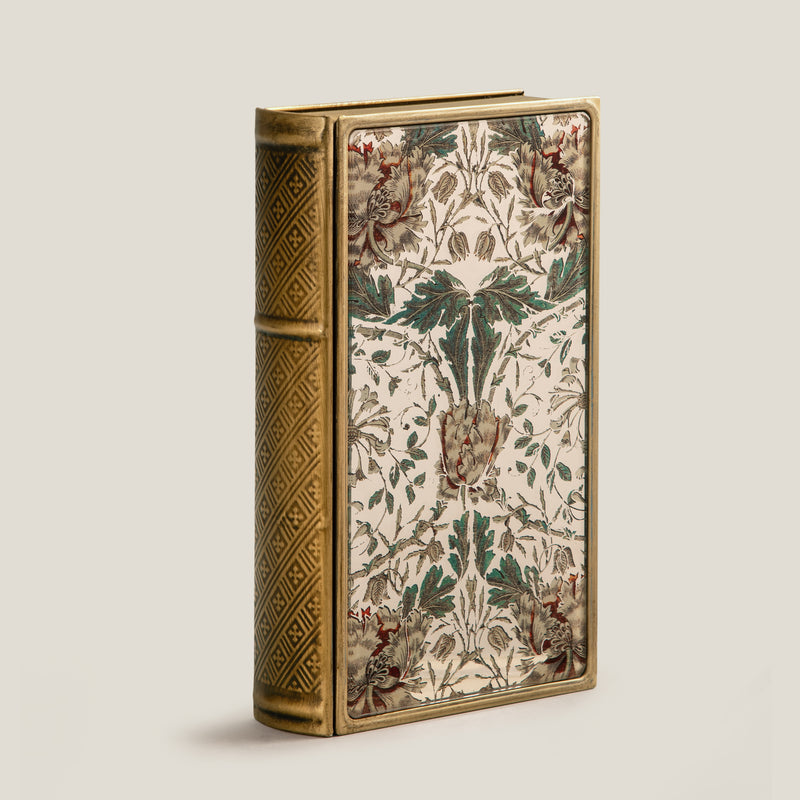 Peony Blooms Green Book Box