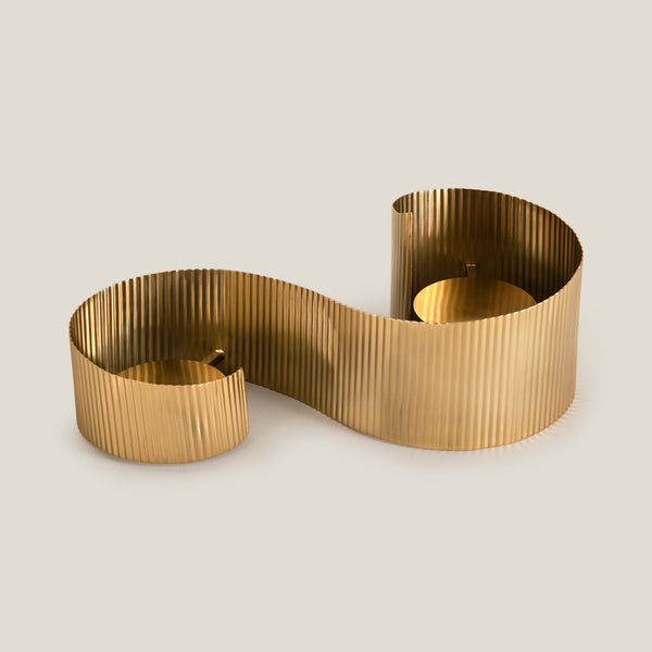 Flamebeau Gold Candle Holder L