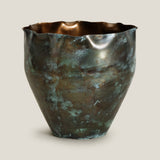 Aegis Brass Patina Planter L