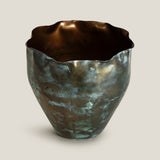 Aegis Brass Patina Planter L