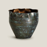 Aegis Brass Patina Planter S