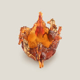 Poseidon Amber & Gold Centerpiece Bowl