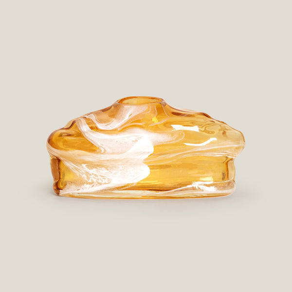 Stonelle Amber & White Vase S
