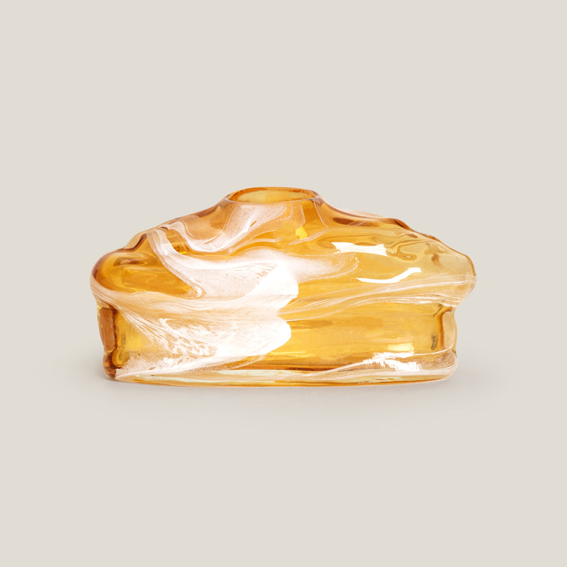 Stonelle Amber & White Vase S