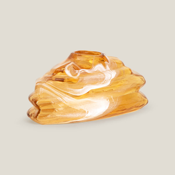 Stonelle Amber & White Vase L
