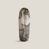 Moon Ash Grey Glass Vase