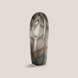 Moon Ash Grey Glass Vase
