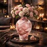 Magentique Magenta & White Vase Large