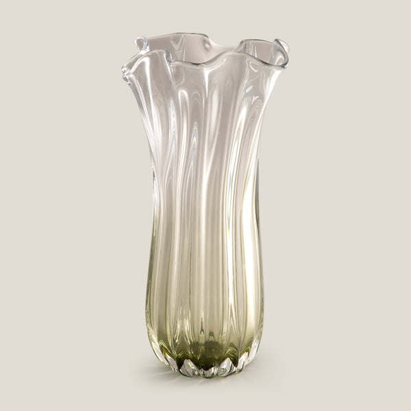 Lea Green Glass Vase