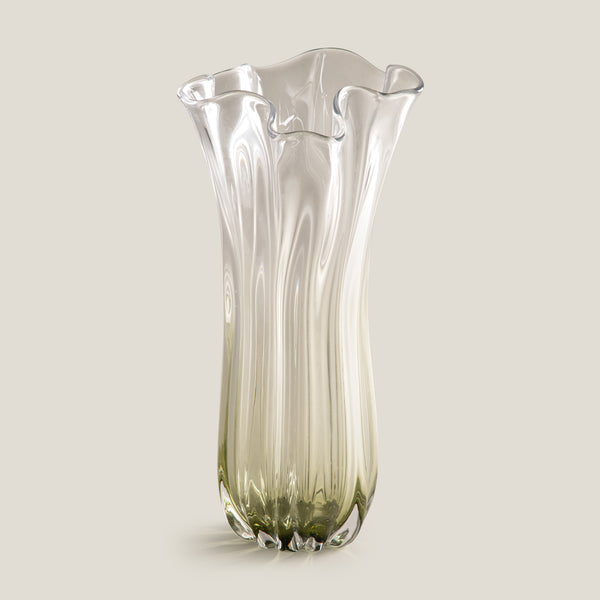Lea Green Glass Vase