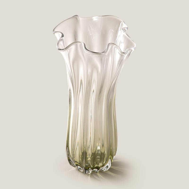 Lea Green Glass Vase