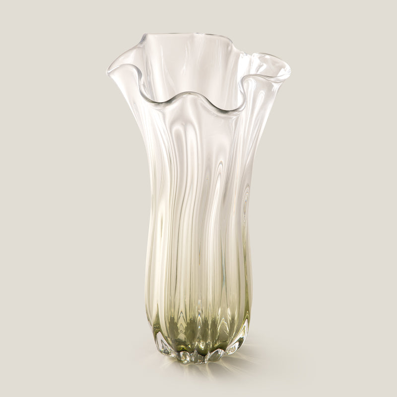 Lea Green Glass Vase