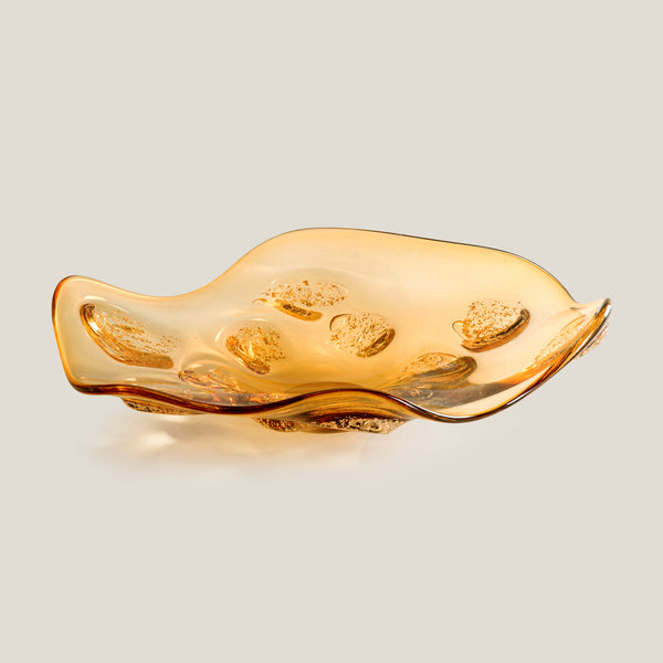 Soleil Amber Decor Platter